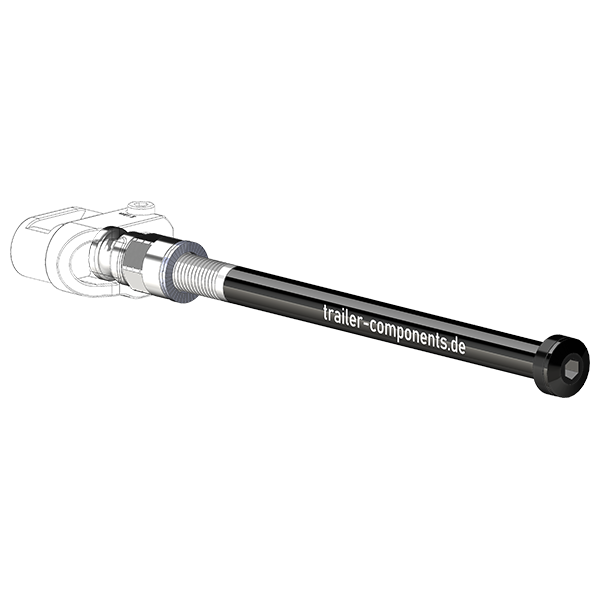 Thru axles with Leggero adapter for ORBEA | for left-hand thread M12 x 1.50 - suitable for Leggero with BECCO system