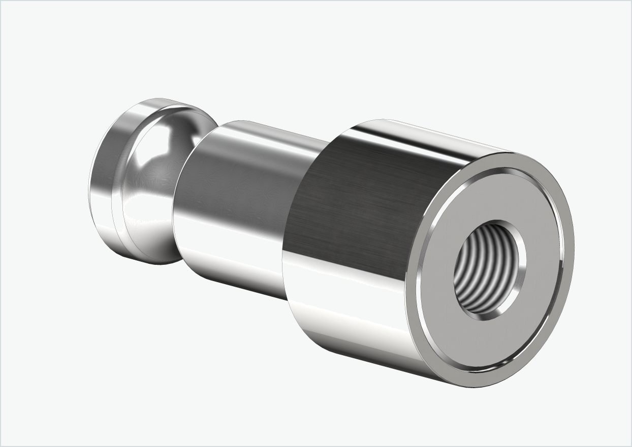 Solid axle adapter - FG 9.5 - (3/8 x 26) | for Croozer trailers from 2018