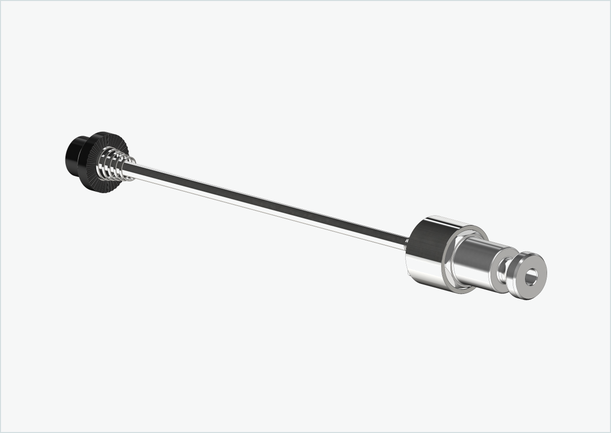 Quick-release axle with adapter (for Croozer trailers from 2018) | Clamping length 143mm - 153mm