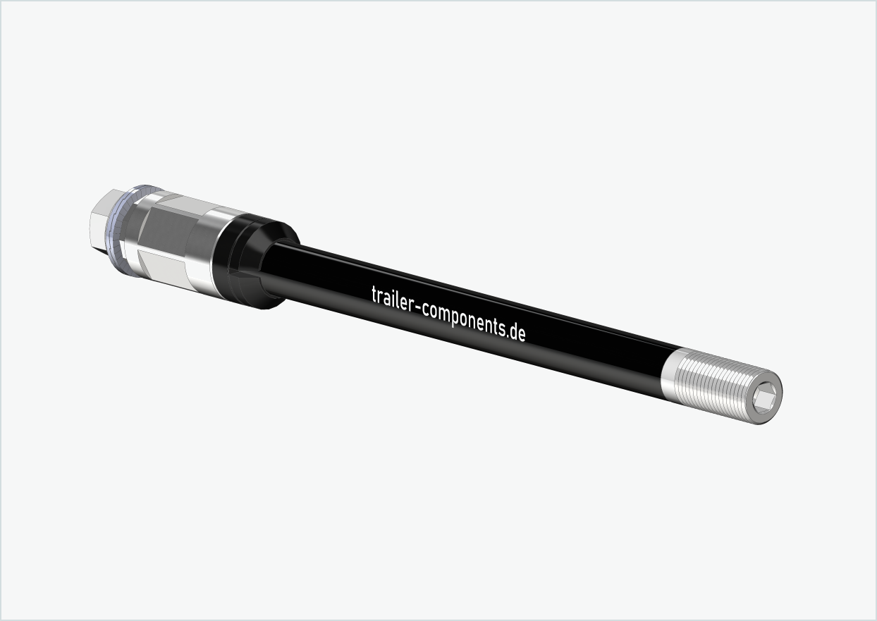 Syntace thru axle (X-12) with polygon adapter / M12 x 1.00