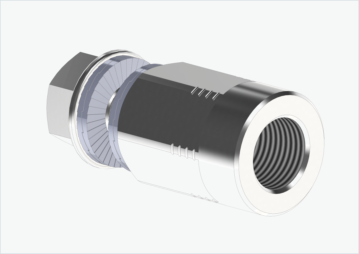 Solid axle adapter - M12 x 1.00