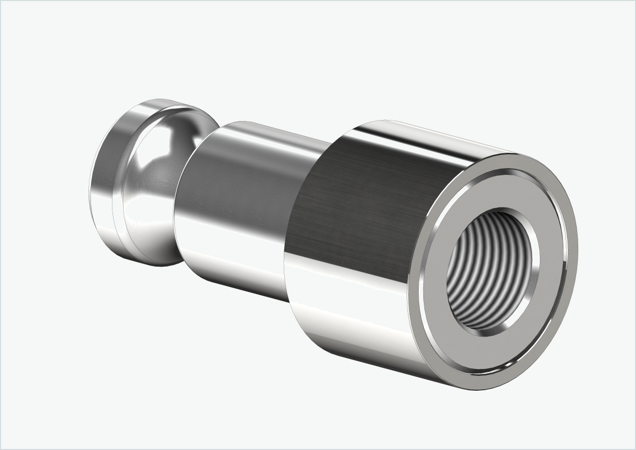 Solid axle adapter - M12 x 1.00 | for Croozer trailers from 2018