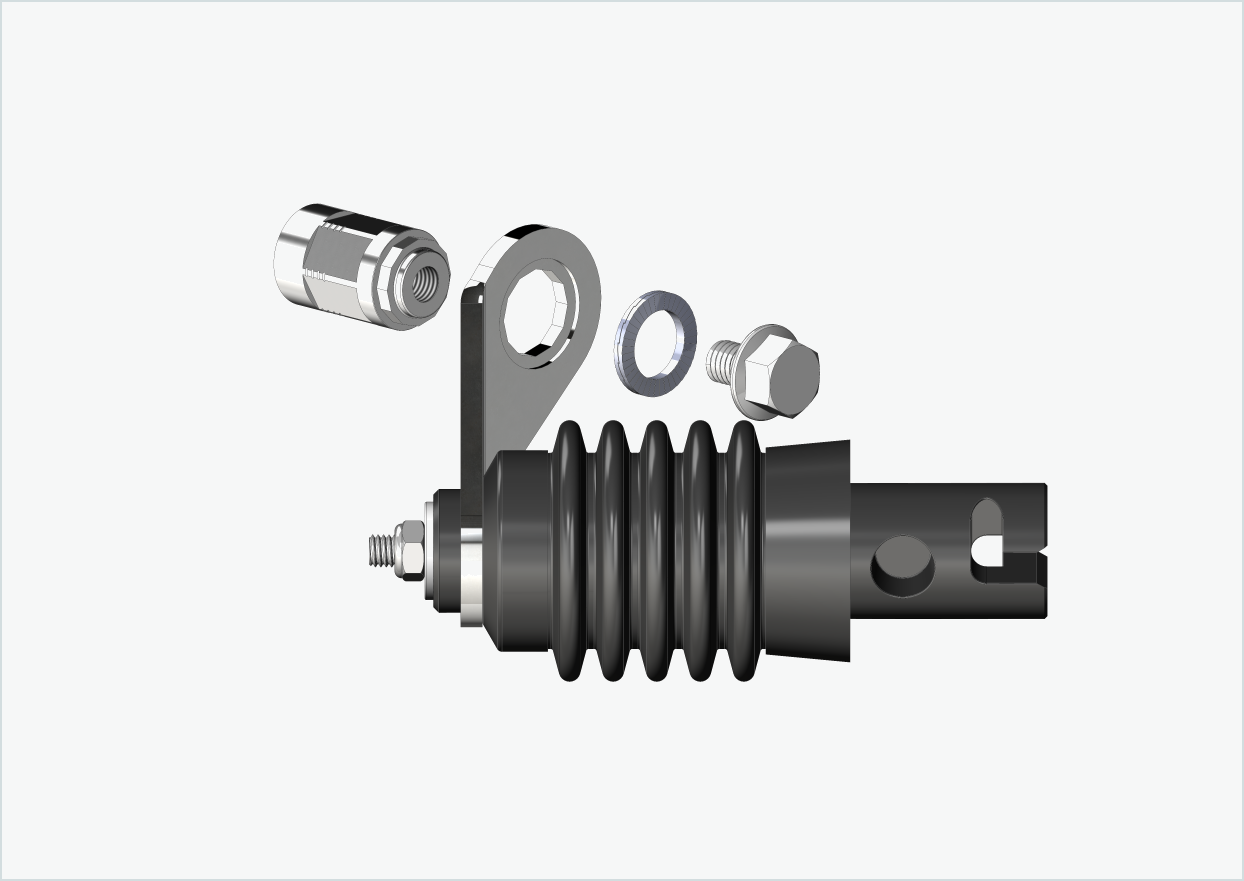 Solid axle adapter - M12 x 1.00