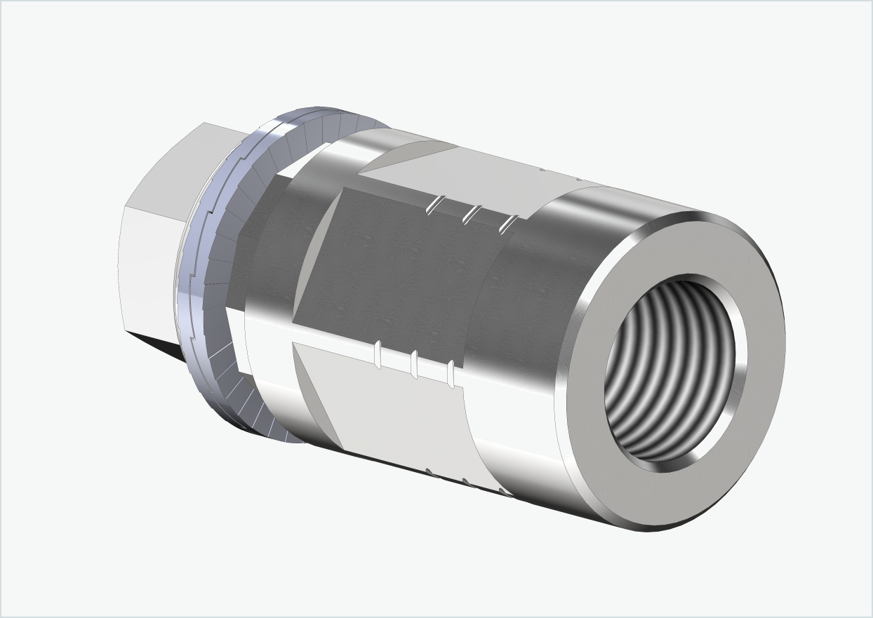Solid axle adapter - M12 x 1.25