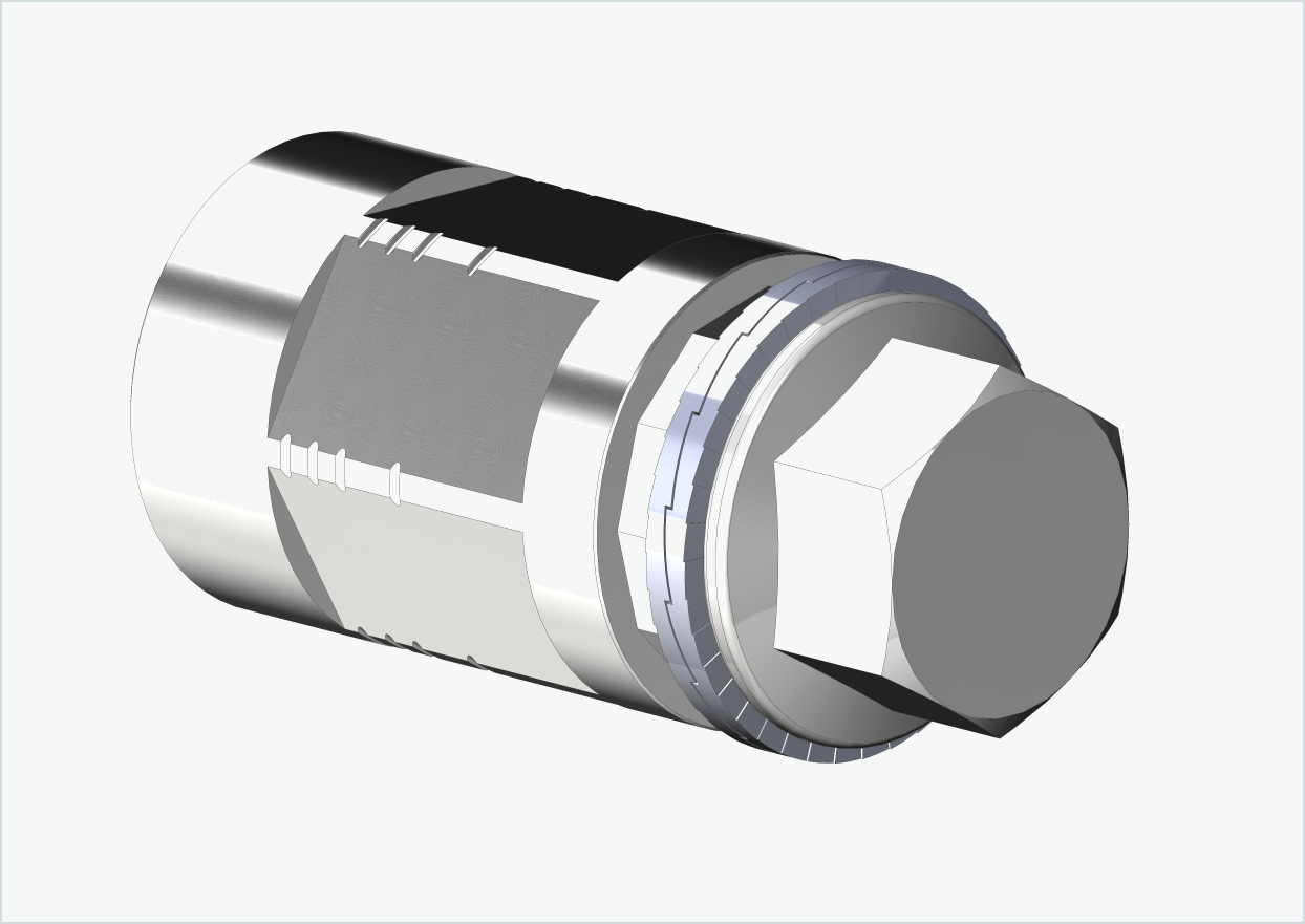 Solid axle adapter - FG 9.5 - (3/8 x 26)