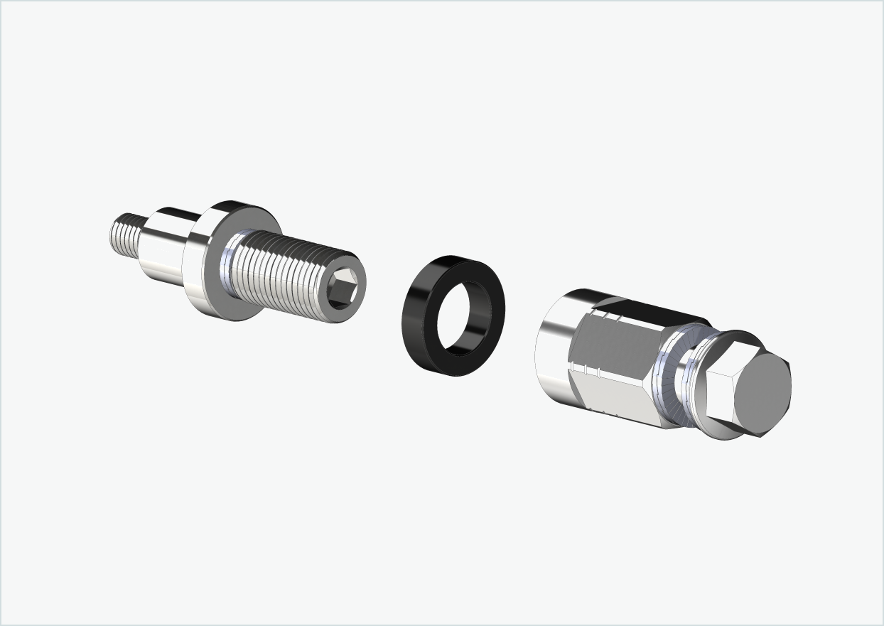 Adapter Universal XL for Rohloff hub Speedhub 500-14 / A12 | suitable for Thule, Qeridoo, Burley, Prophete, Hamax, Trixie and many more.