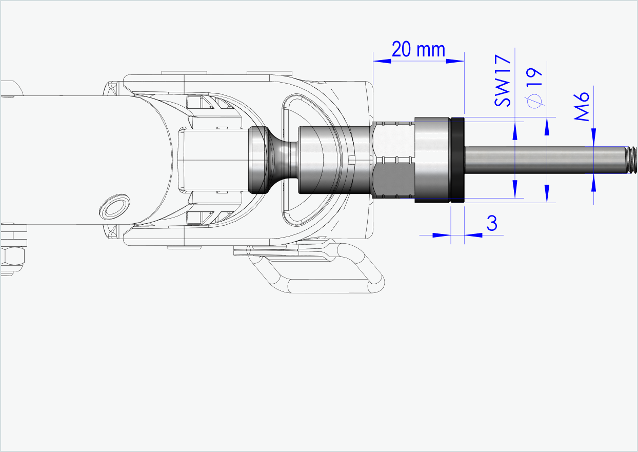 Adapter for Enviolo gear hubs up to 2023 | suitable for Croozer from 2018 onwards
