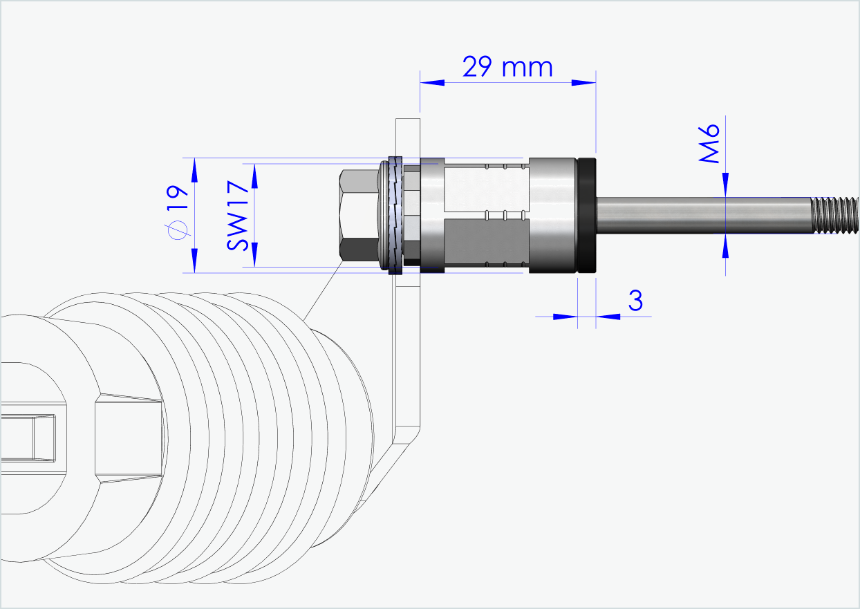 Polygon adapter for Enviolo gear hubs up to 2023 | suitable for Weber couplings type: E - EL - ES