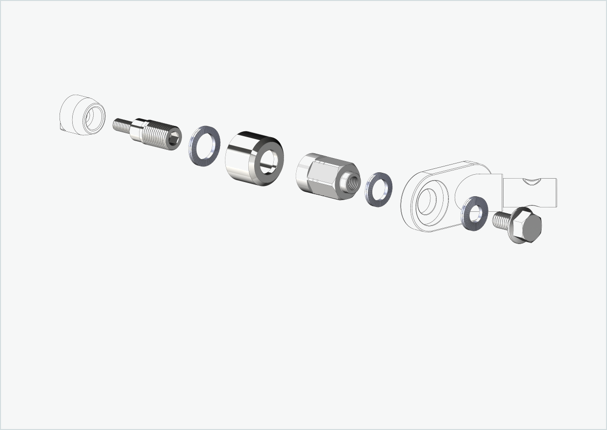 Universal adapter for HYENA-HRN motor | suitable for Thule, Qeridoo, Burley, Prophete, Hamax, Trixie and many others
