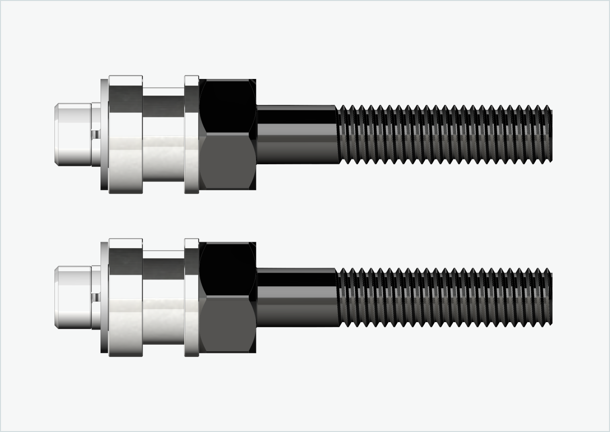 BOB YAK / IBEX Threaded Axle Adapter Set | for Enviolo Gear Hubs from 2024