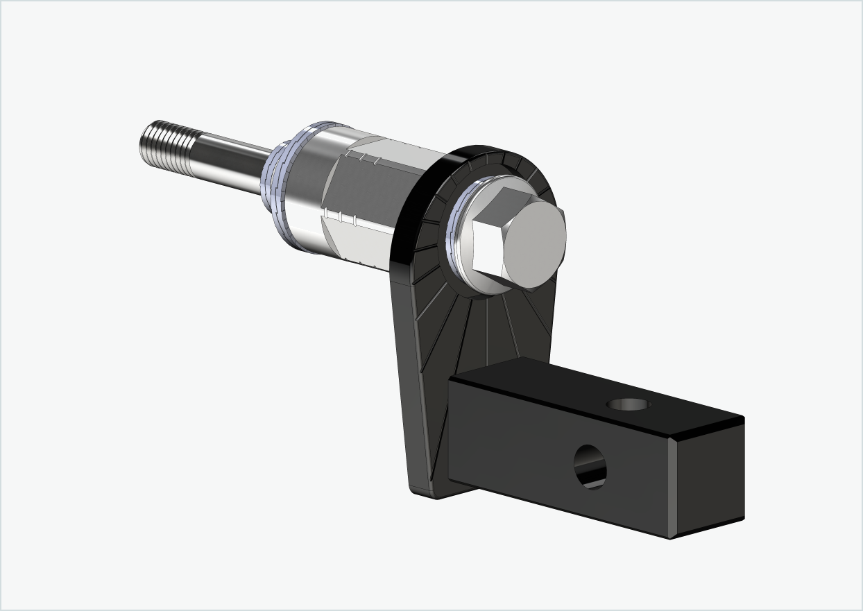 Universal adapter for HASE PINO with Rohloff Speedhub A12 | suitable for Thule, Qeridoo, Burley, Prophete, Hamax, Trixie and many more.