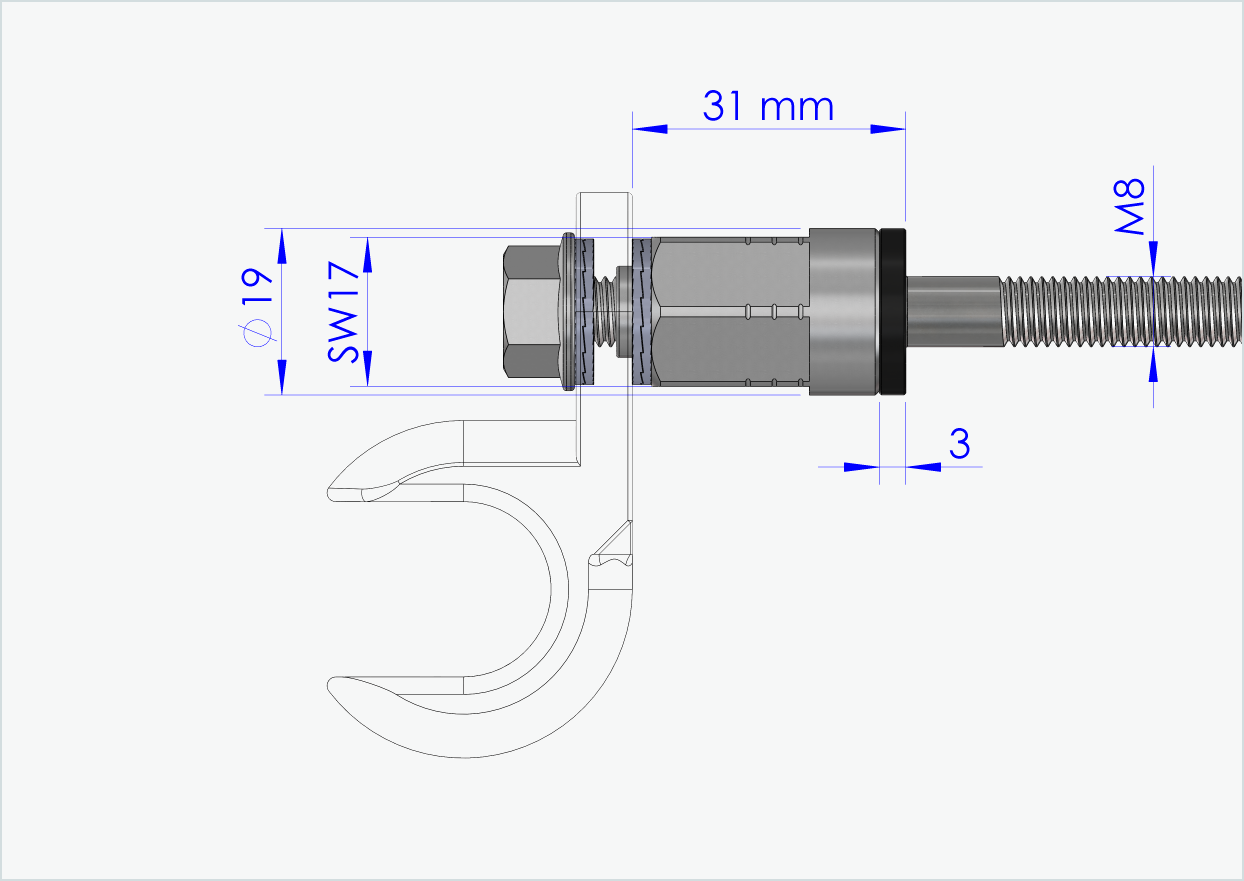 Universal adapter for Enviolo gear hubs from 2024 | suitable for Thule, Qeridoo, Burley, Prophete, Hamax, Trixie and many more