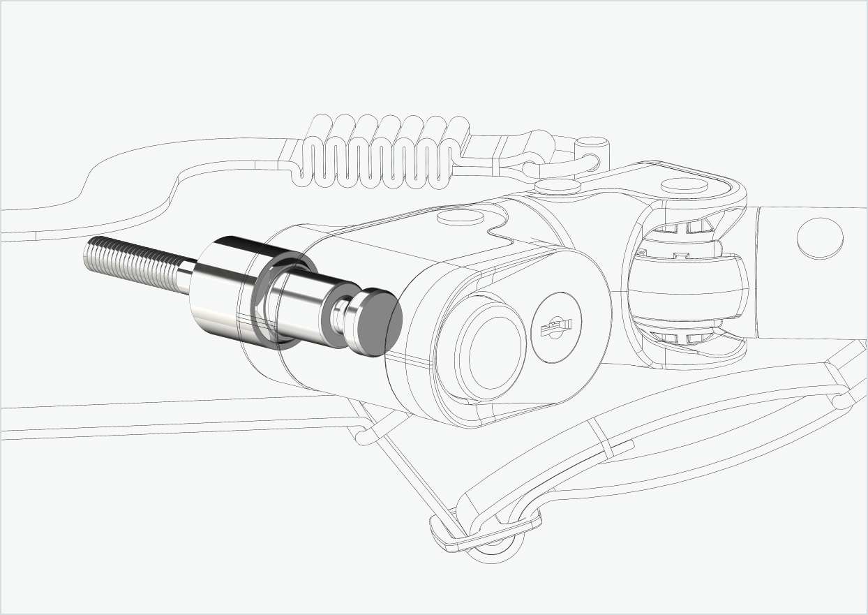 Adapter for Enviolo gear hubs from 2024 | suitable for Croozer from 2018 onwards