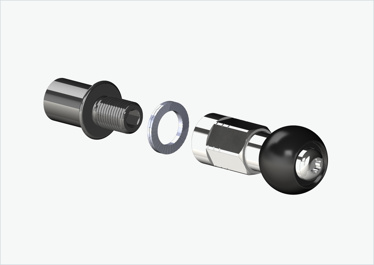 Cowboy 4 - Thread adapter short - M12 x 1.25 | Bundle with adapter set Burley COHO XC