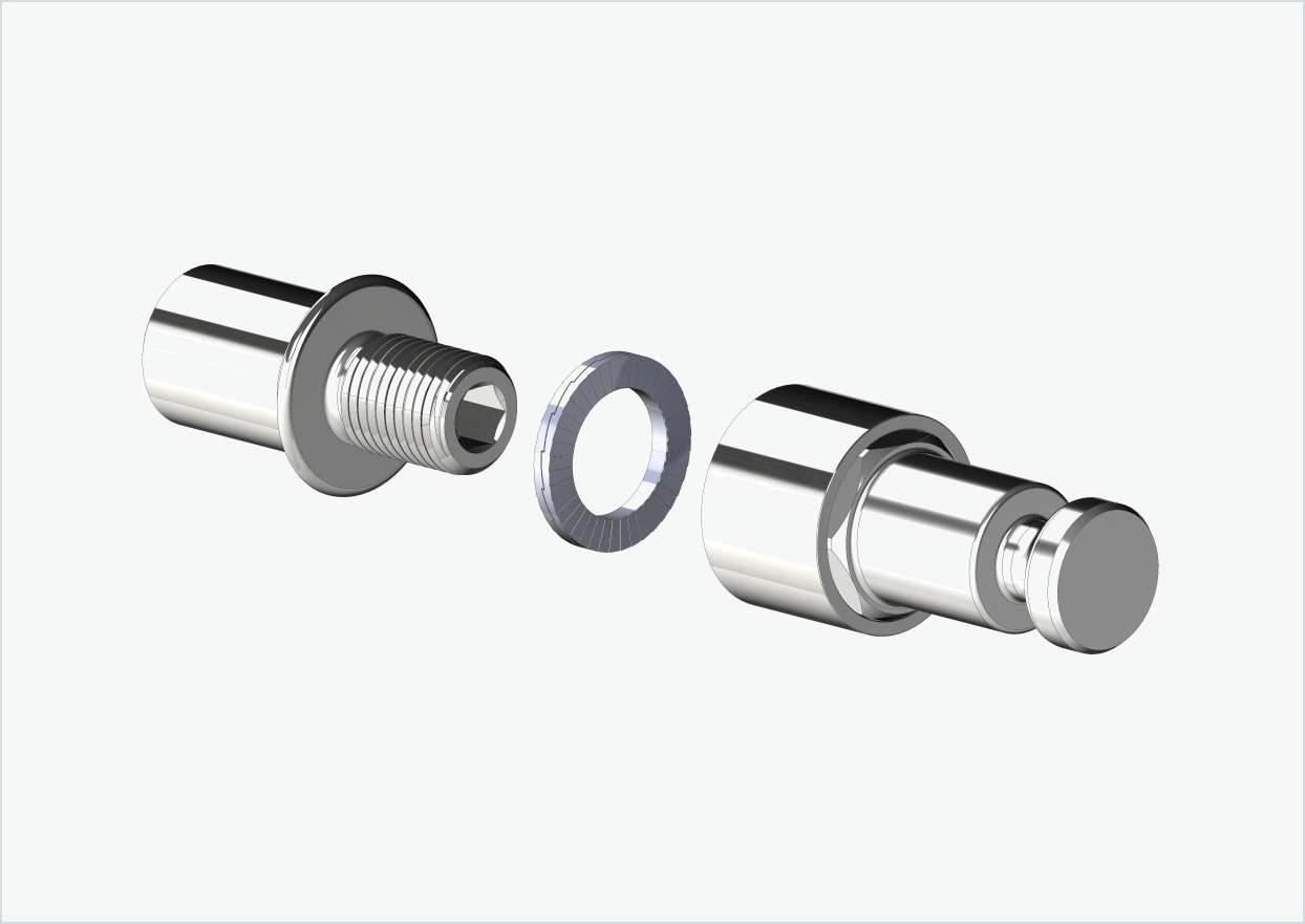 Cowboy 4 - Thread adapter short - M12 x 1.25 | Bundle with adapter Croozer