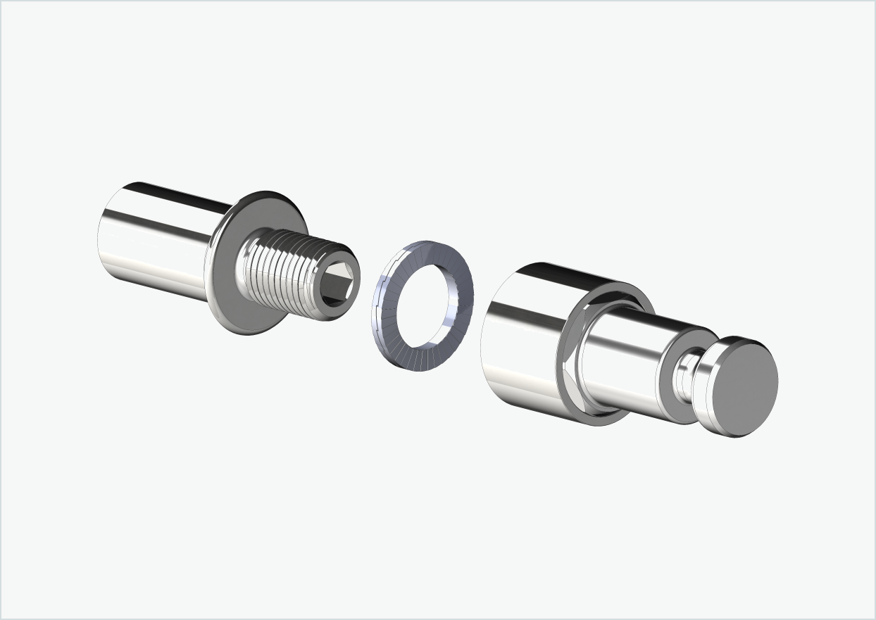 Cowboy 4 - Thread adapter long - M12 x 1.25 | Bundle with adapter Croozer