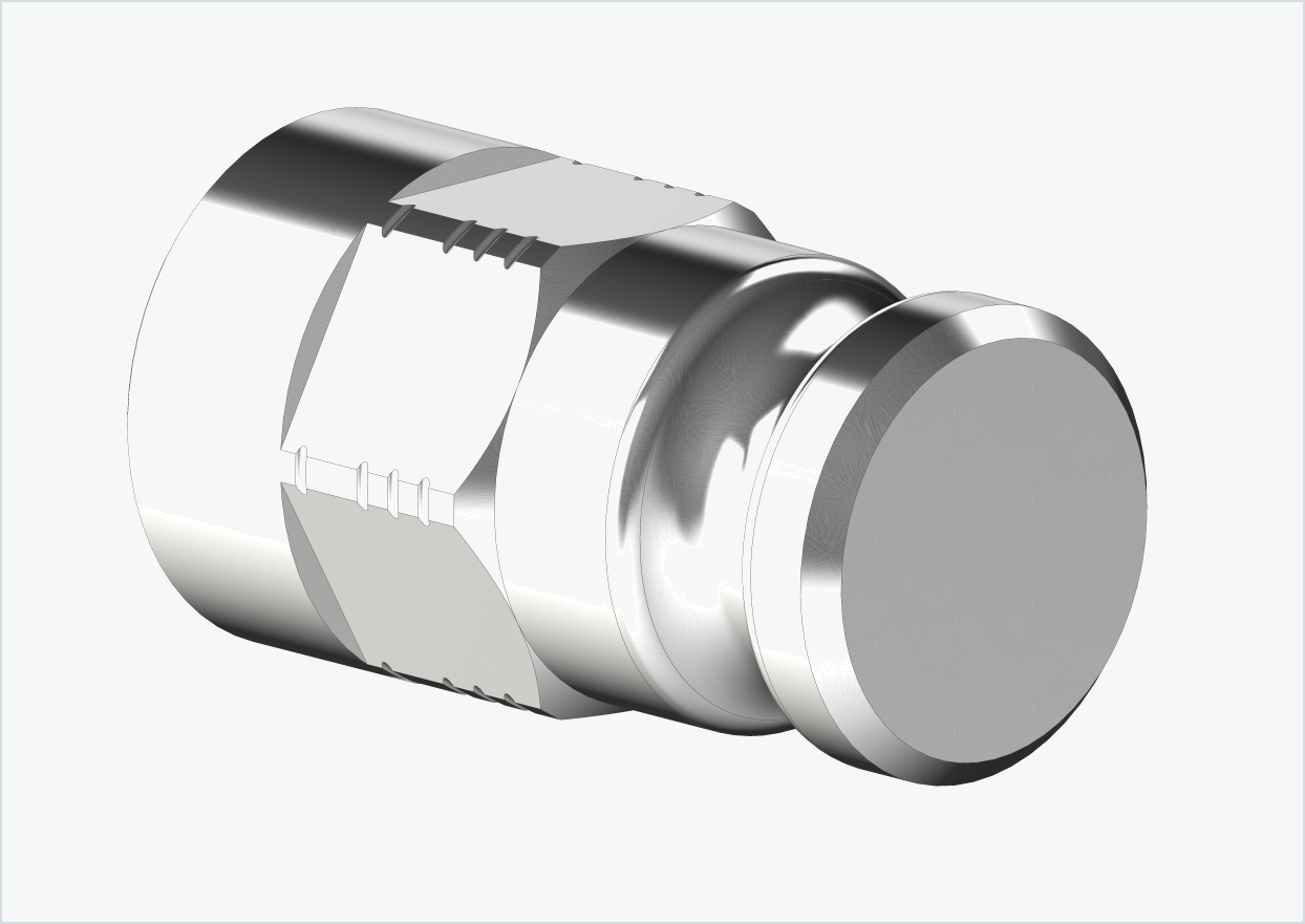 Solid axle adapter - M10 x 1.00 | for Leggero (BECCO)