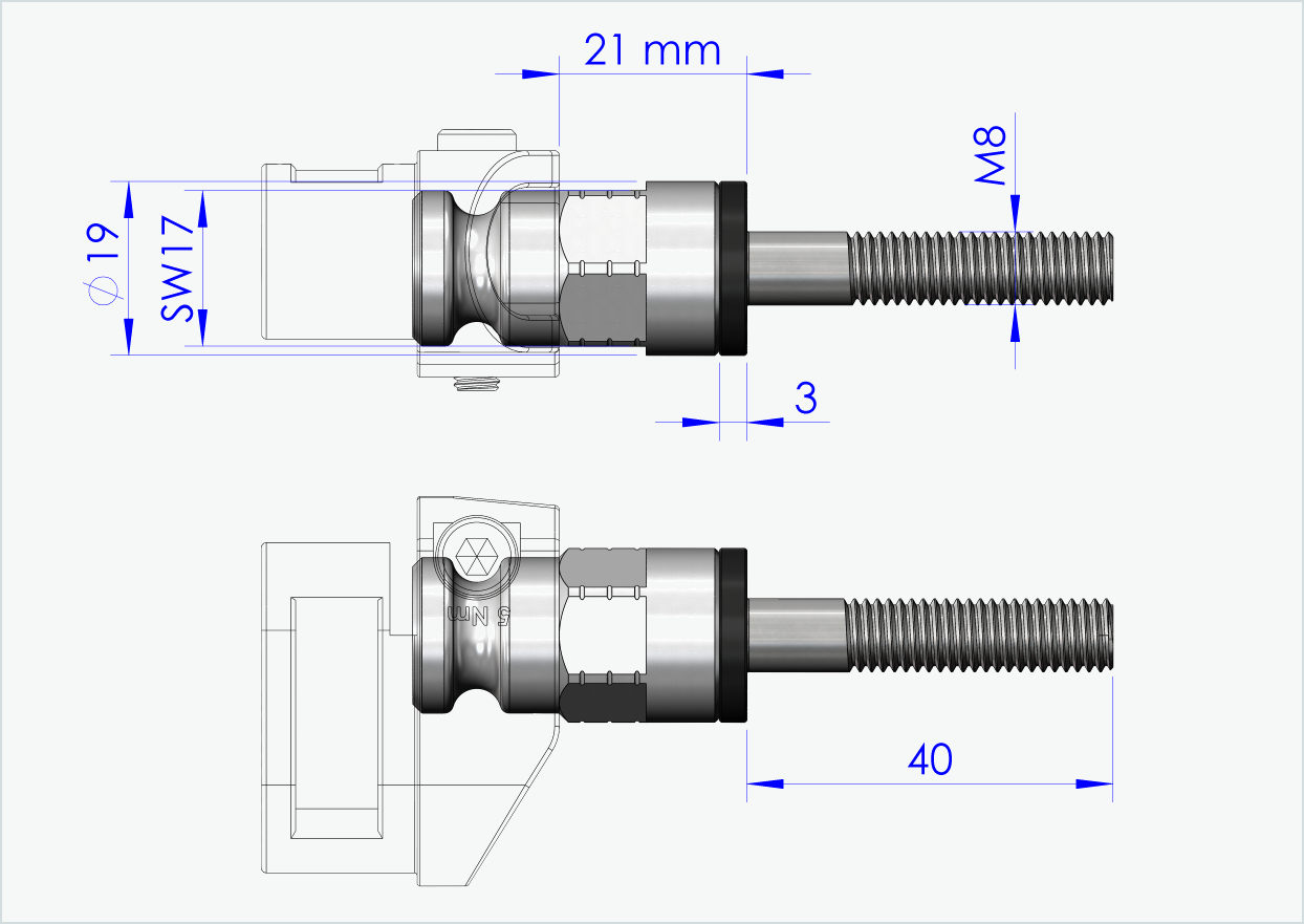 Adapter for Enviolo gear hubs from 2024 | suitable for Leggero with BECCO system