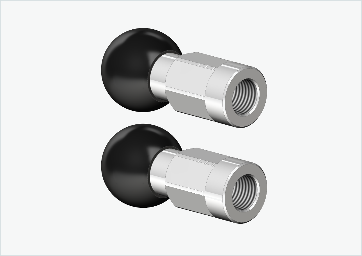 Solid axle adapter set - M12 x 1.25 | suitable for Burley COHO XC