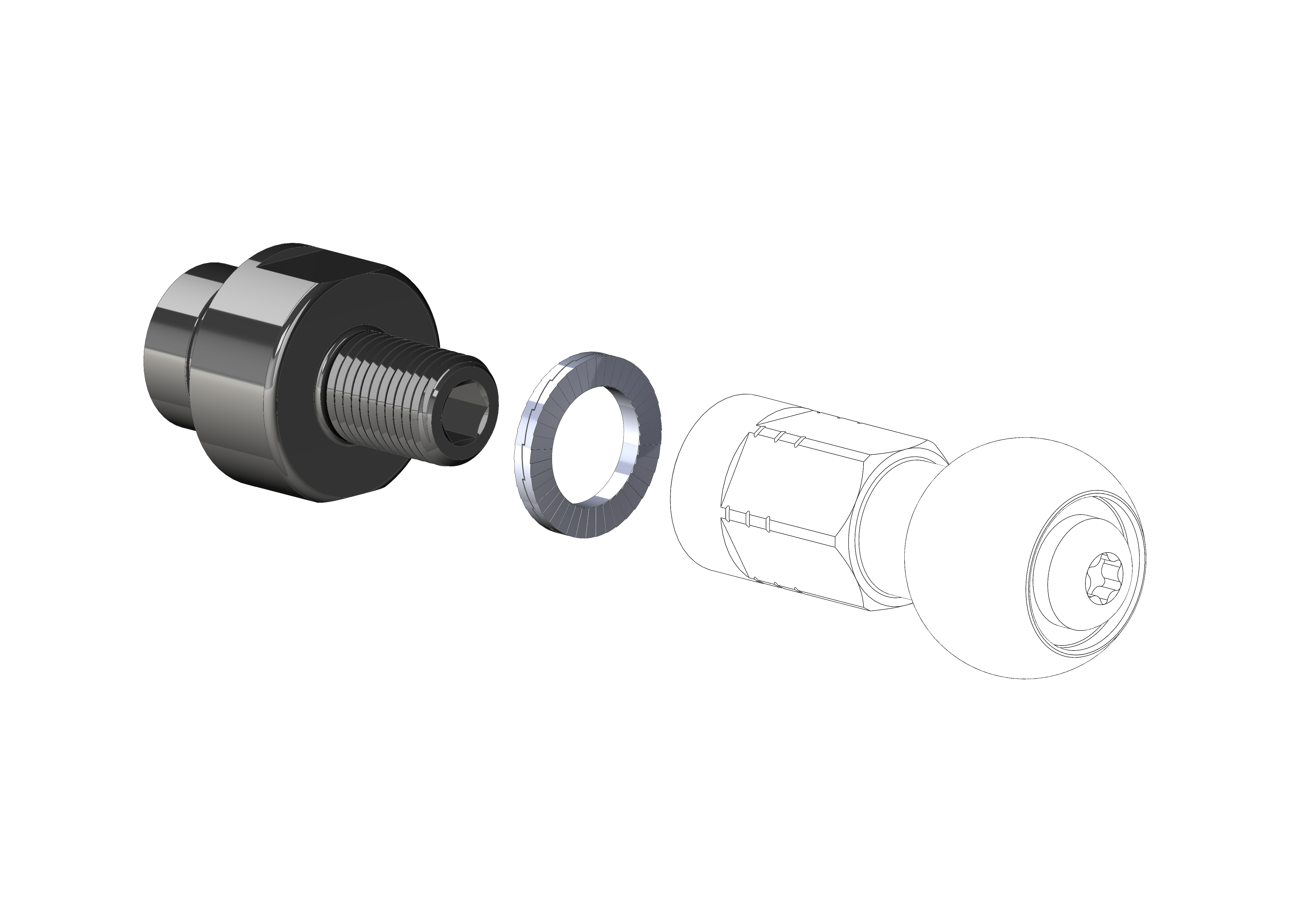 Thread adapter - M12 x 1.25 | Suitable for ORBEA Diem 10 and 20