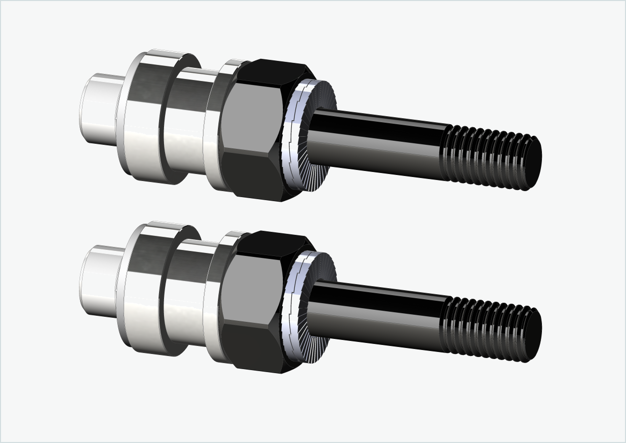 BOB YAK / IBEX thread adapter set (30mm/30mm) | for Rohloff Speedhub 500-14 / A12