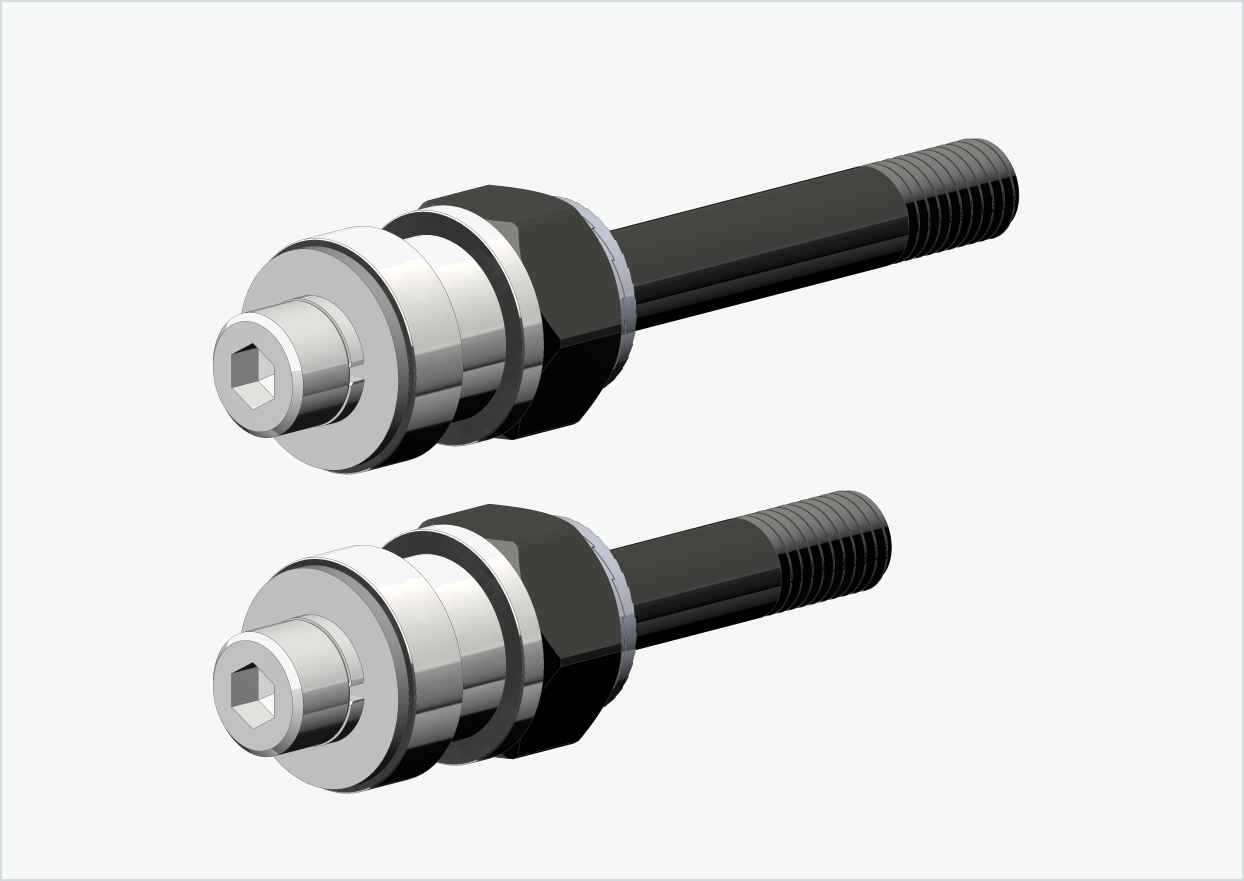 BOB YAK / IBEX thread adapter set (30mm/42mm) | for Rohloff Speedhub 500-14 / A12