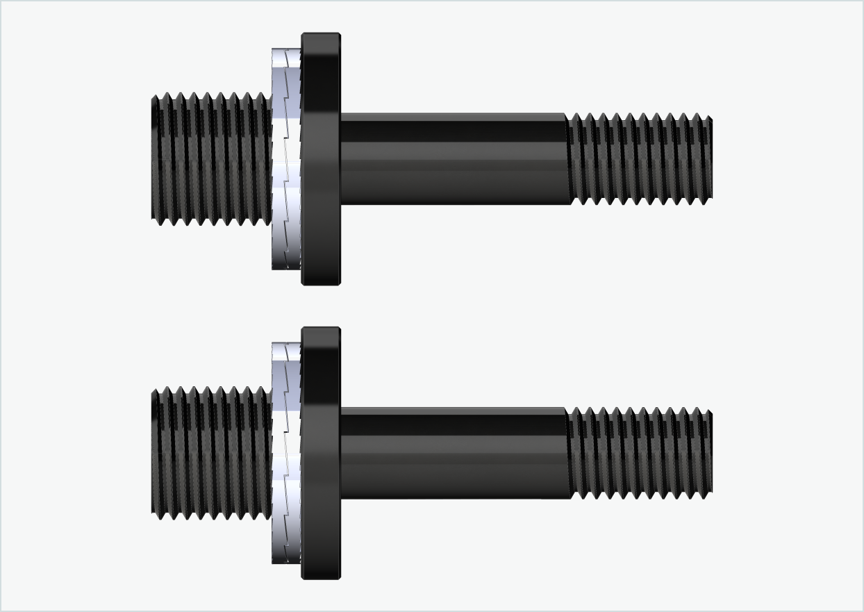 Burley COHO XC thread adapter set (30mm/30mm) | for Rohloff Speedhub 500-14 / A12