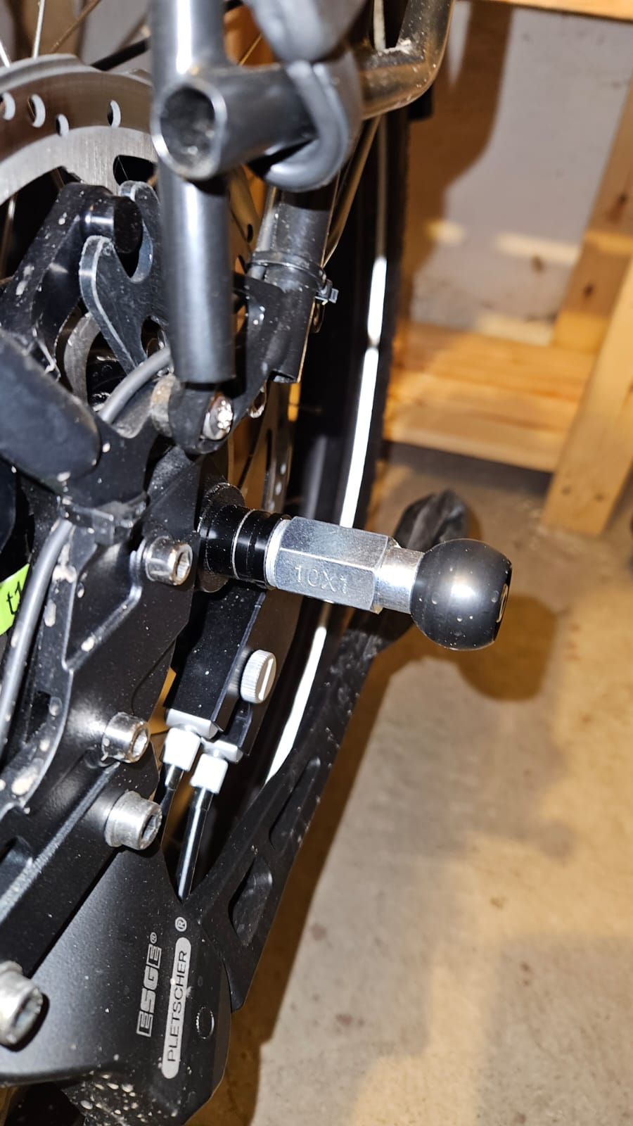 Burley COHO XC thread adapter set (30mm/30mm) | for Rohloff Speedhub 500-14 / A12