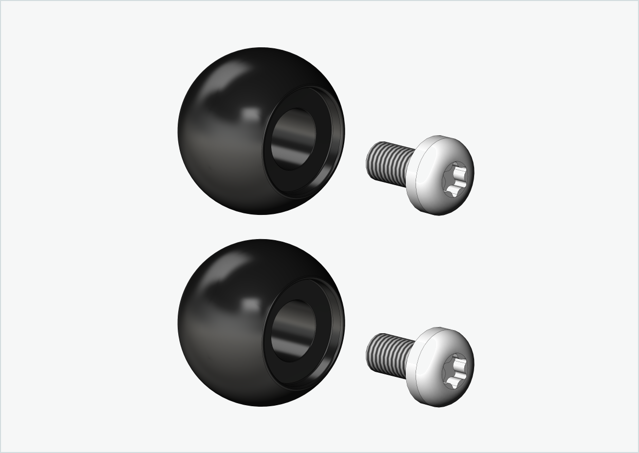 Spare ball set for Burley COHO XC