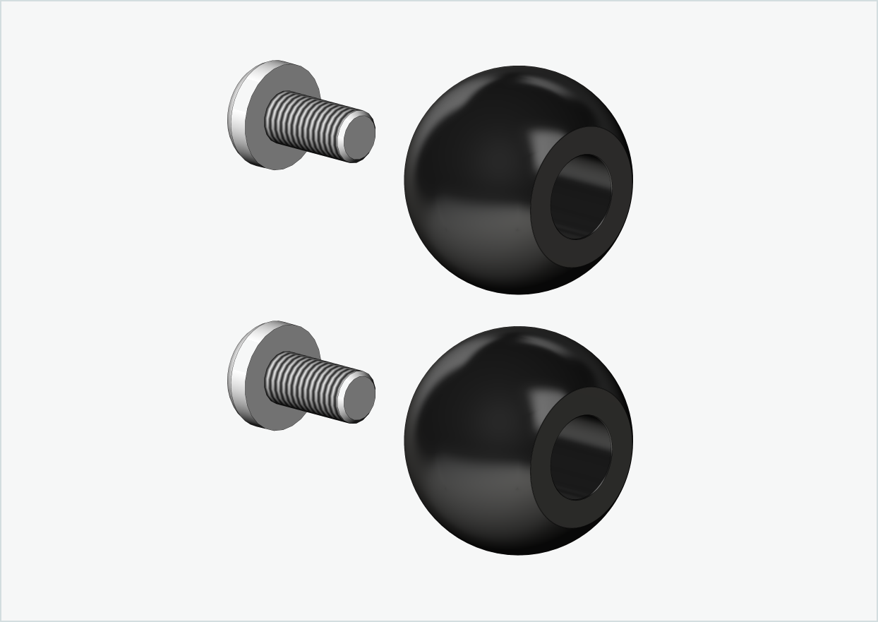 Spare ball set for Burley COHO XC