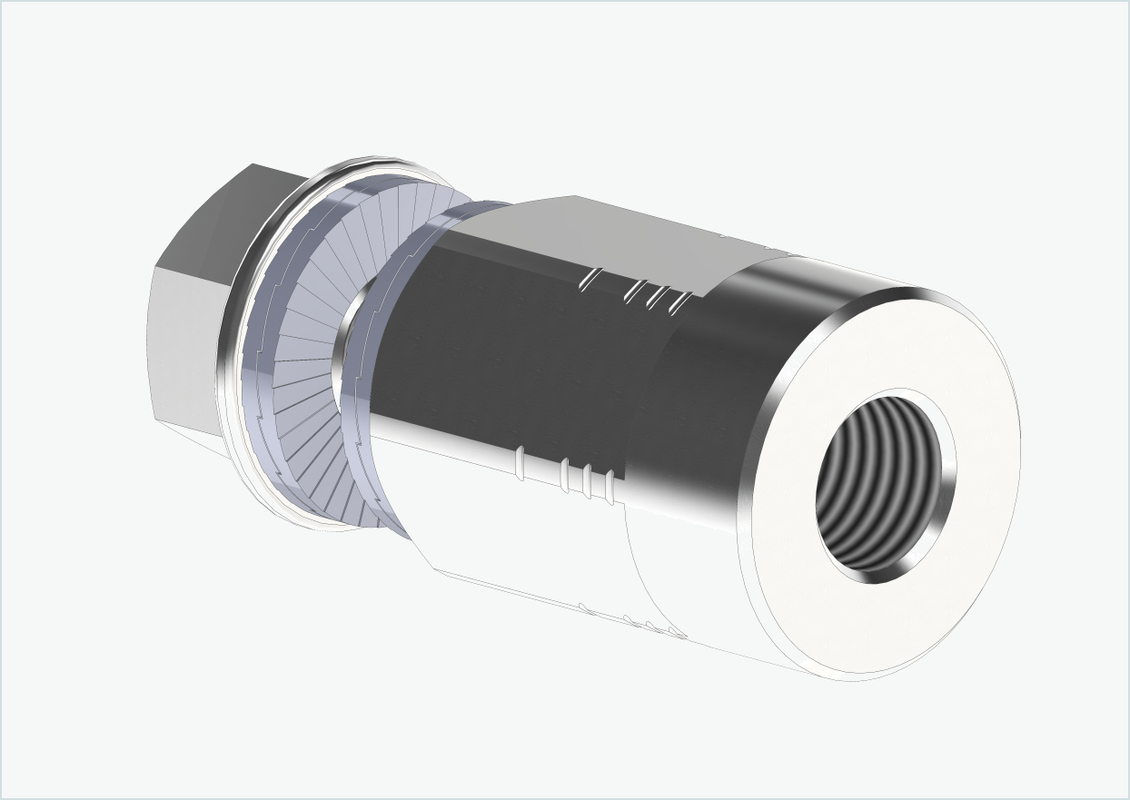 Solid axle adapter - FG 9.5 - (3/8 x 26)