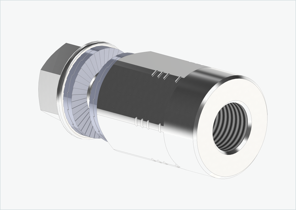 Solid axle adapter - M10 x 1.00