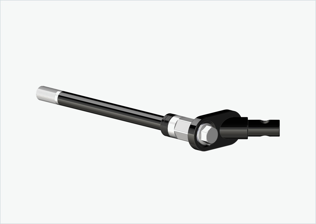 thru axle Syntace (X-12) with adapter Universal / M12 x 1.00