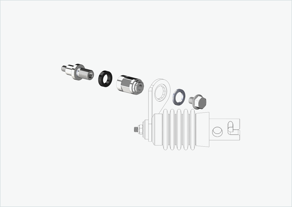 Adapter XL for Rohloff hub Speedhub 500-14 / A12 | suitable for Weber clutches type: E - EL - ES