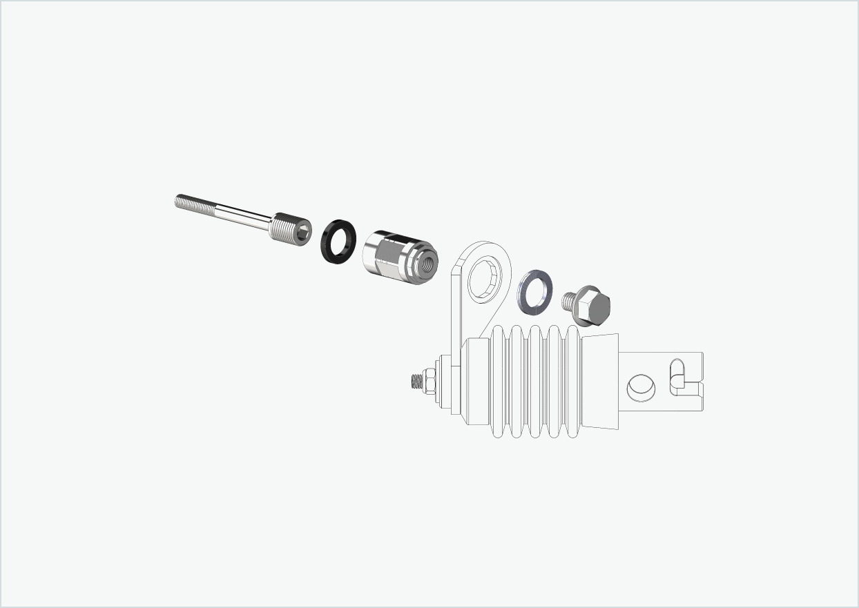 Polygon adapter for Enviolo gear hubs up to 2023 | suitable for Weber couplings type: E - EL - ES