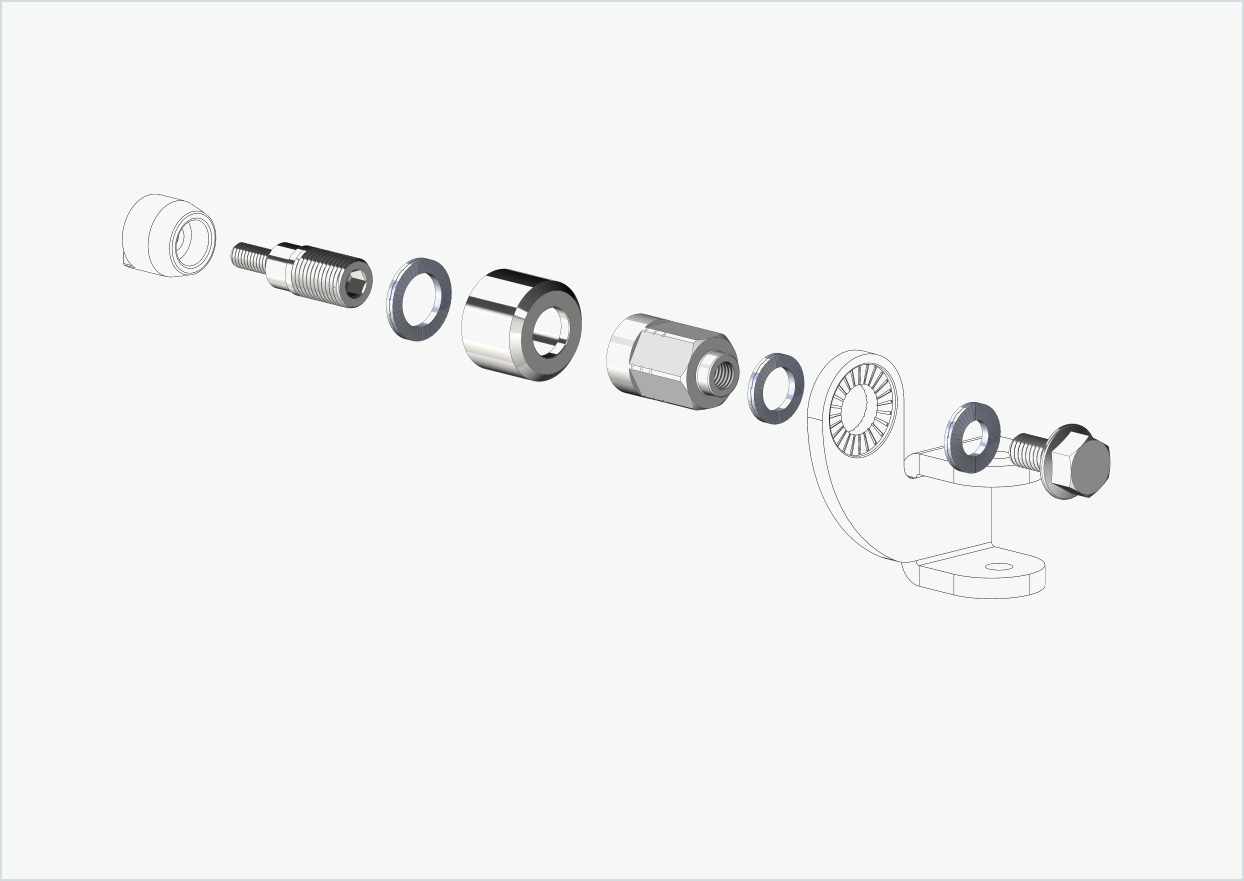 Universal adapter for HYENA-HRN motor | suitable for Thule, Qeridoo, Burley, Prophete, Hamax, Trixie and many others