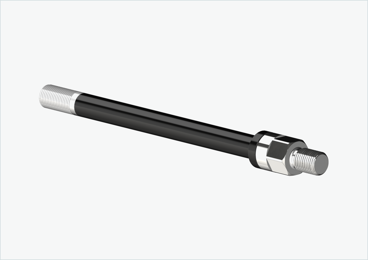 Quick-release axle with interchangeable system / M12 x 1.50