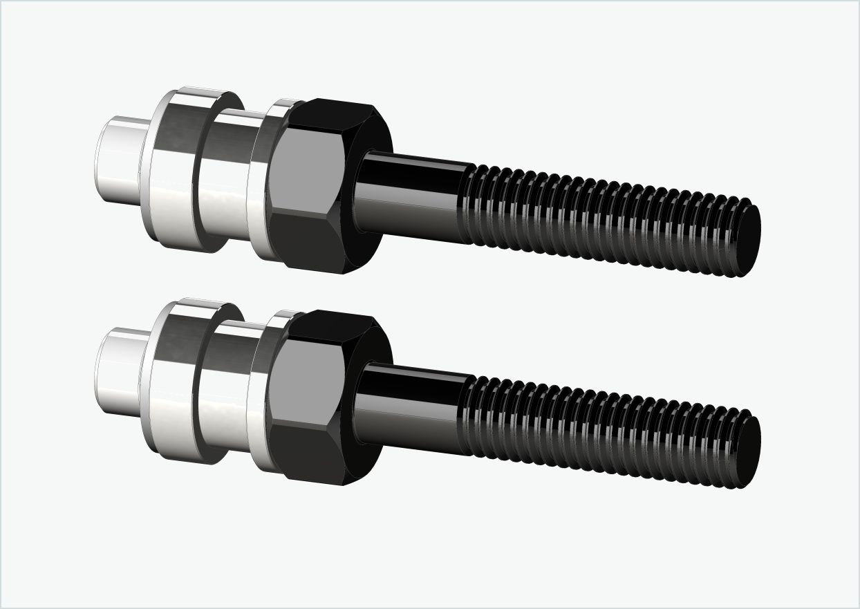 BOB YAK / IBEX Threaded Axle Adapter Set | for Enviolo Gear Hubs from 2024