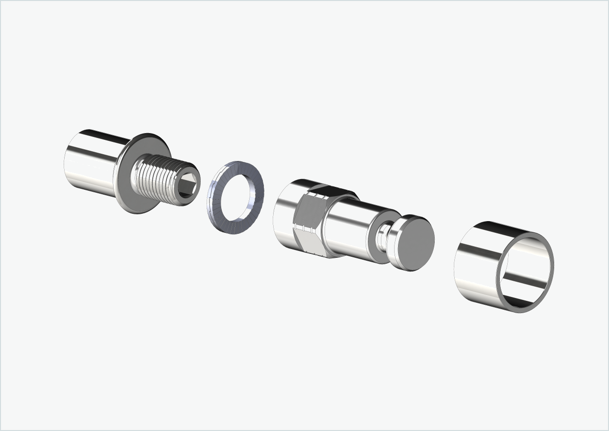 Cowboy 4 - Thread adapter short - M12 x 1.25 | Bundle with adapter Croozer