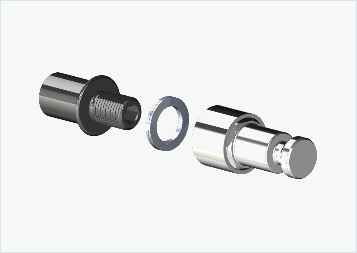 Cowboy 4 - Thread adapter short - M12 x 1.25 | Bundle with adapter Croozer