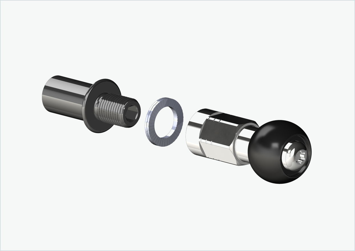 Cowboy 4 - Thread adapter long - M12 x 1.25 | Bundle with adapter set Burley COHO XC