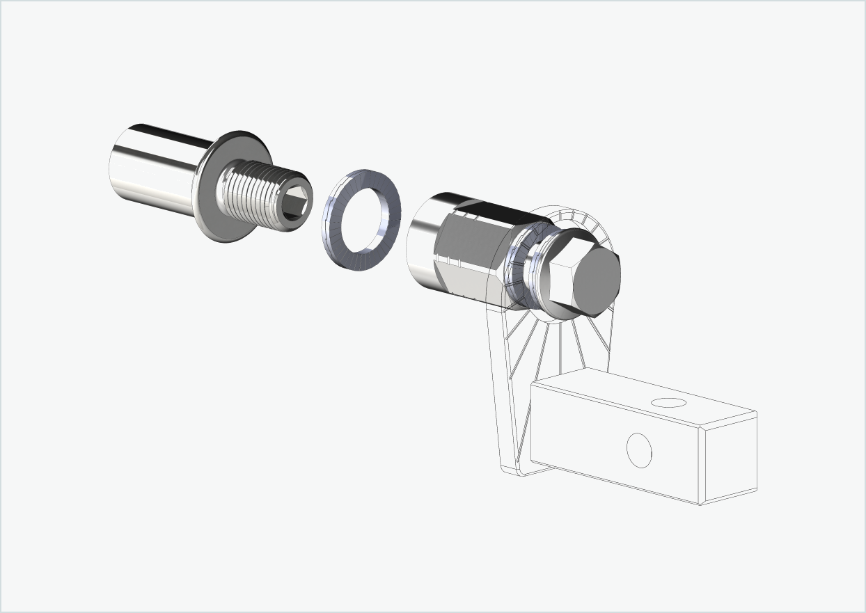 Cowboy 4 - Thread adapter long - M12 x 1.25 | Bundle with adapter universal