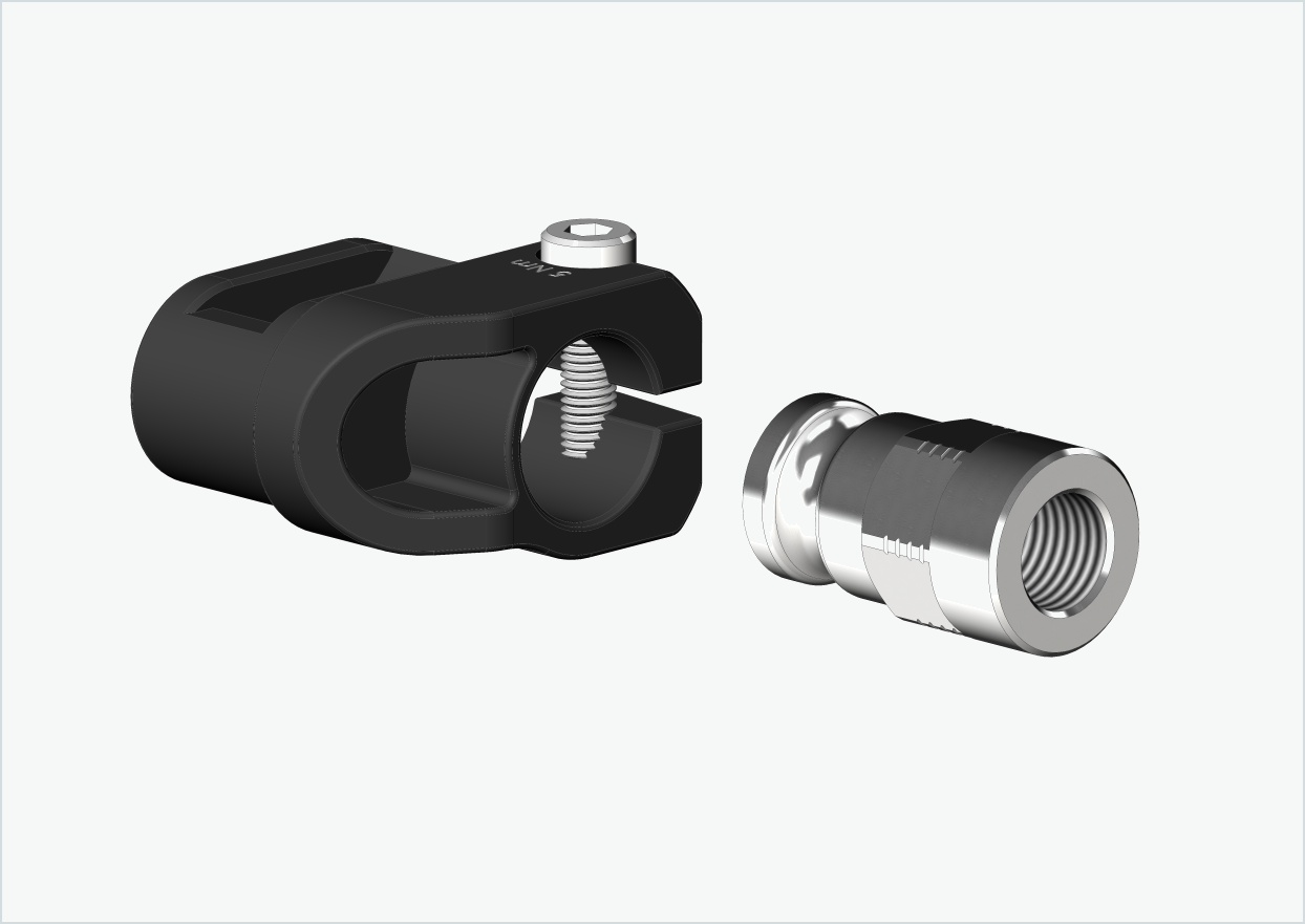 Solid axle adapter - M12 x 1.00 | for Leggero (BECCO)