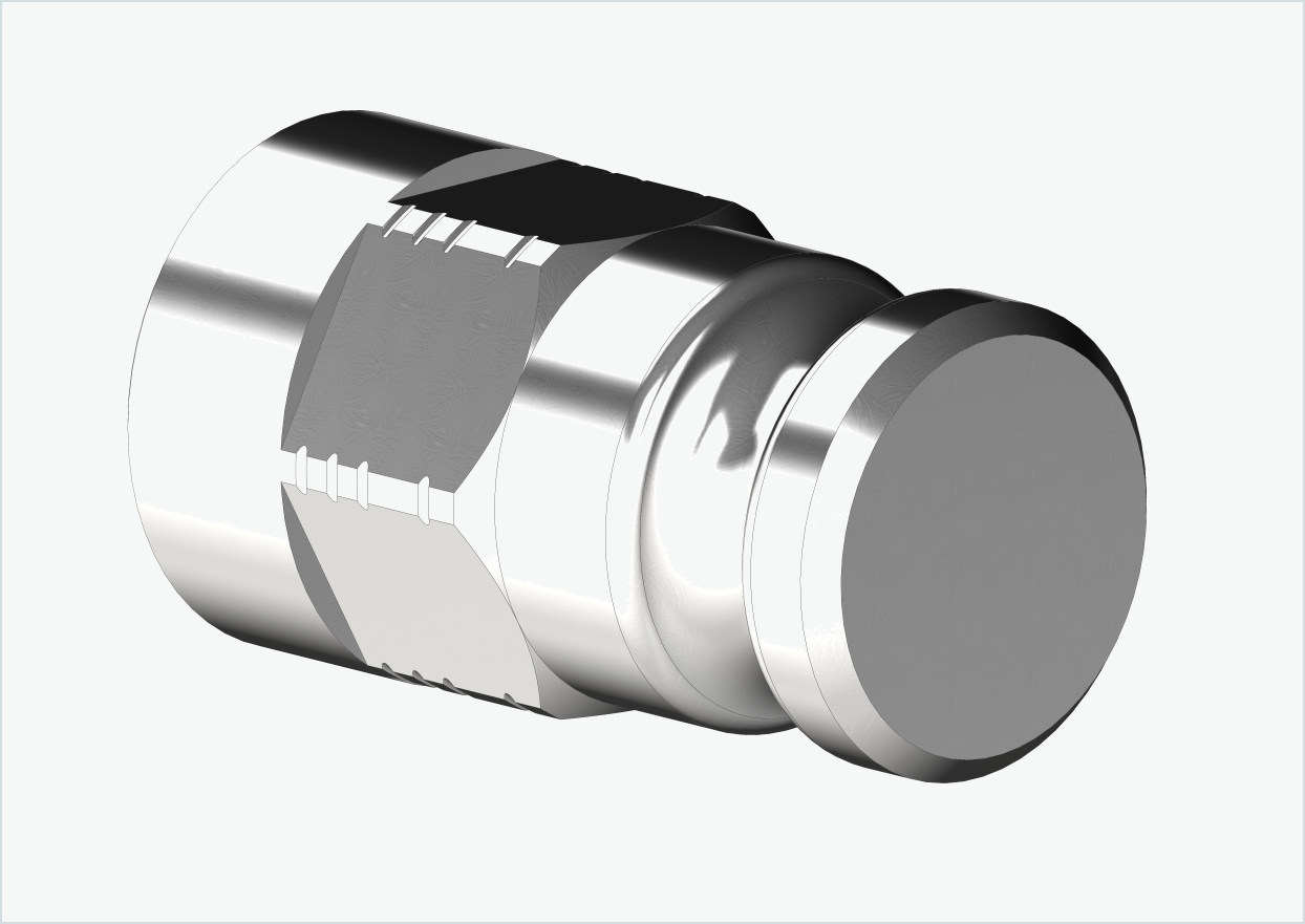 Solid axle adapter - FG 9.5 - (3/8 x 26) | for Leggero (BECCO)