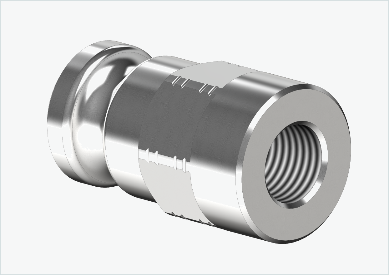 Solid axle adapter - FG 10.5 - (13/32 x 26) | for Leggero (BECCO)