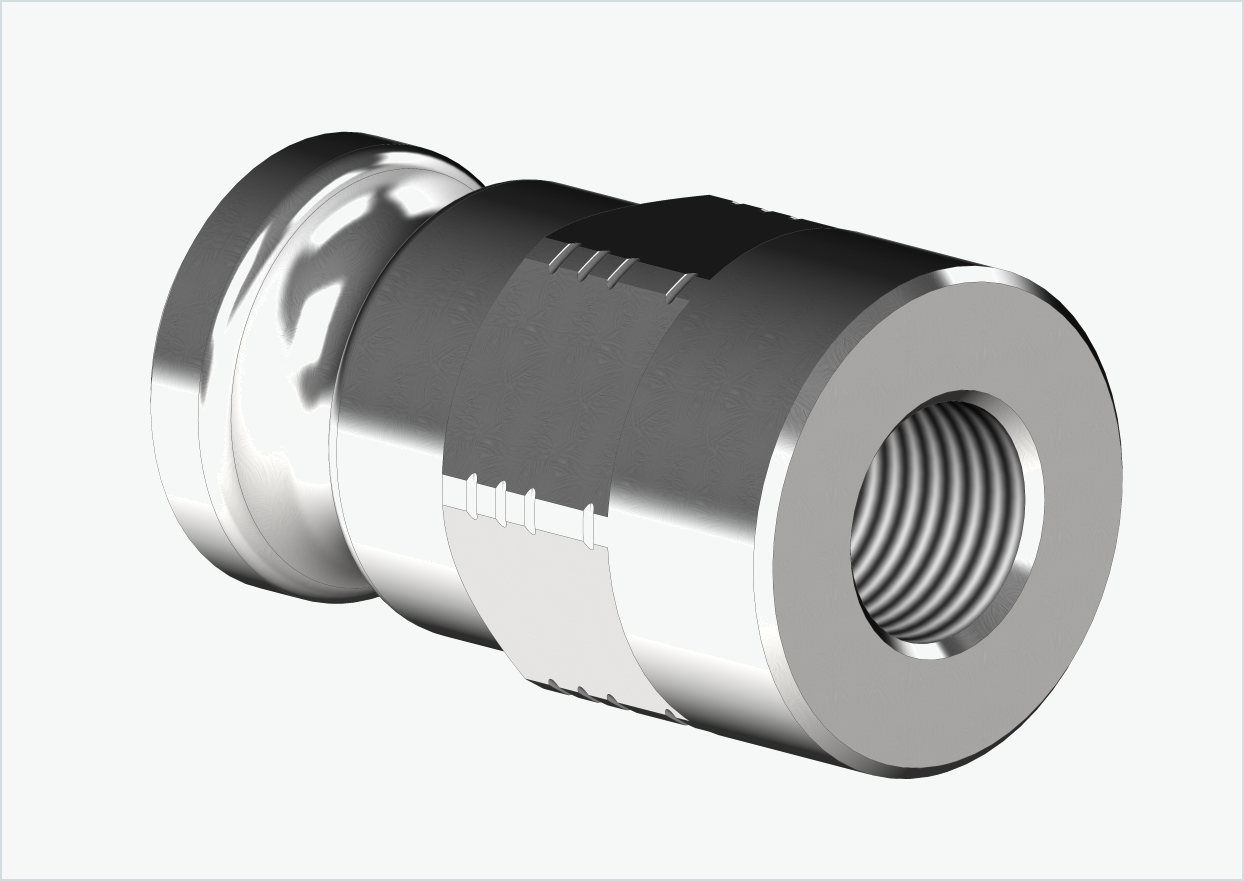 Solid axle adapter - M10 x 1.00 | for Leggero (BECCO)