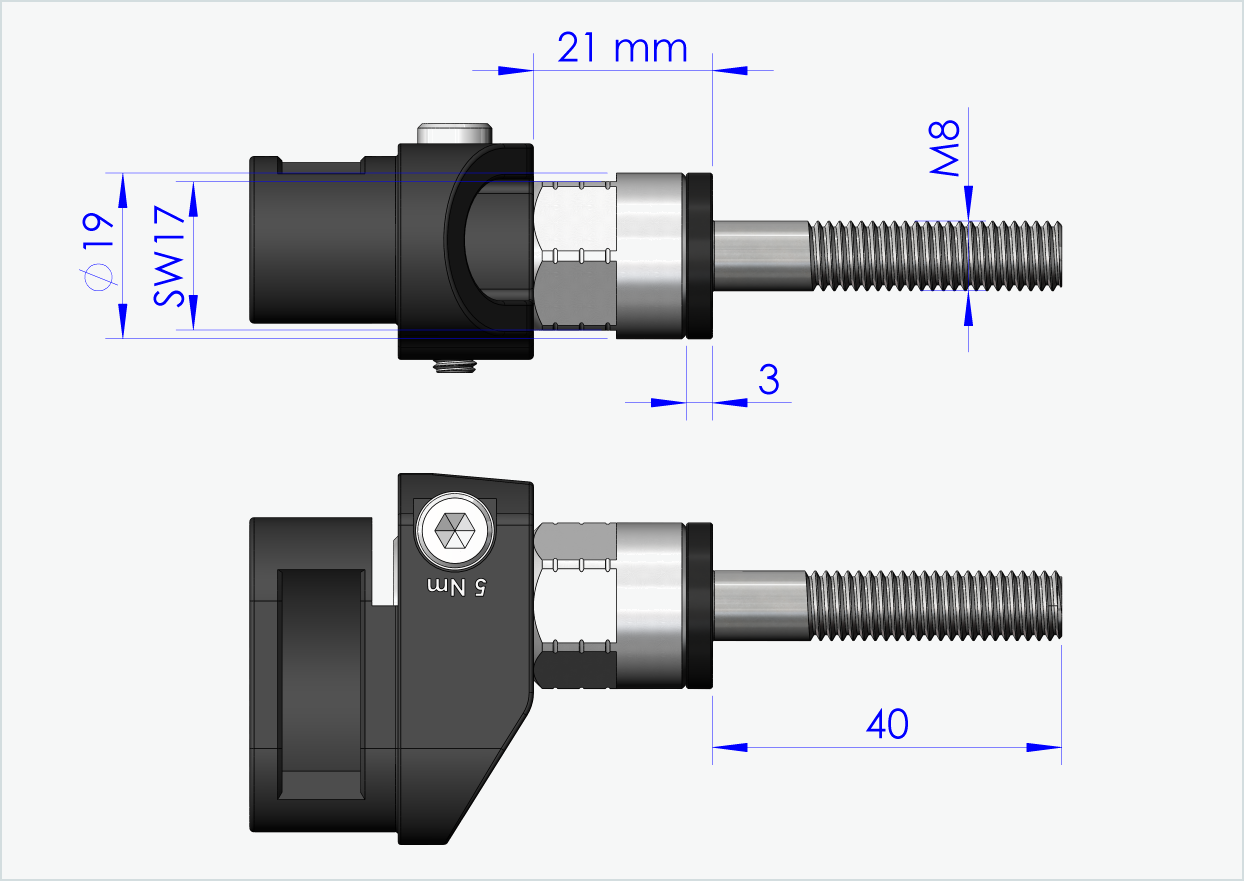 Adapter for Enviolo gear hubs from 2024 | suitable for Leggero with BECCO system