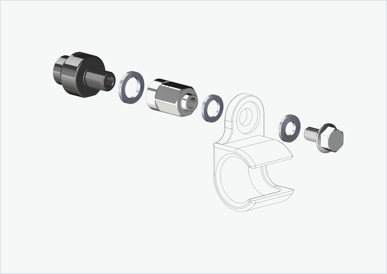 ORBEA Diem - Thread adapter - M12 x 1.25 | Bundle with universal adapter