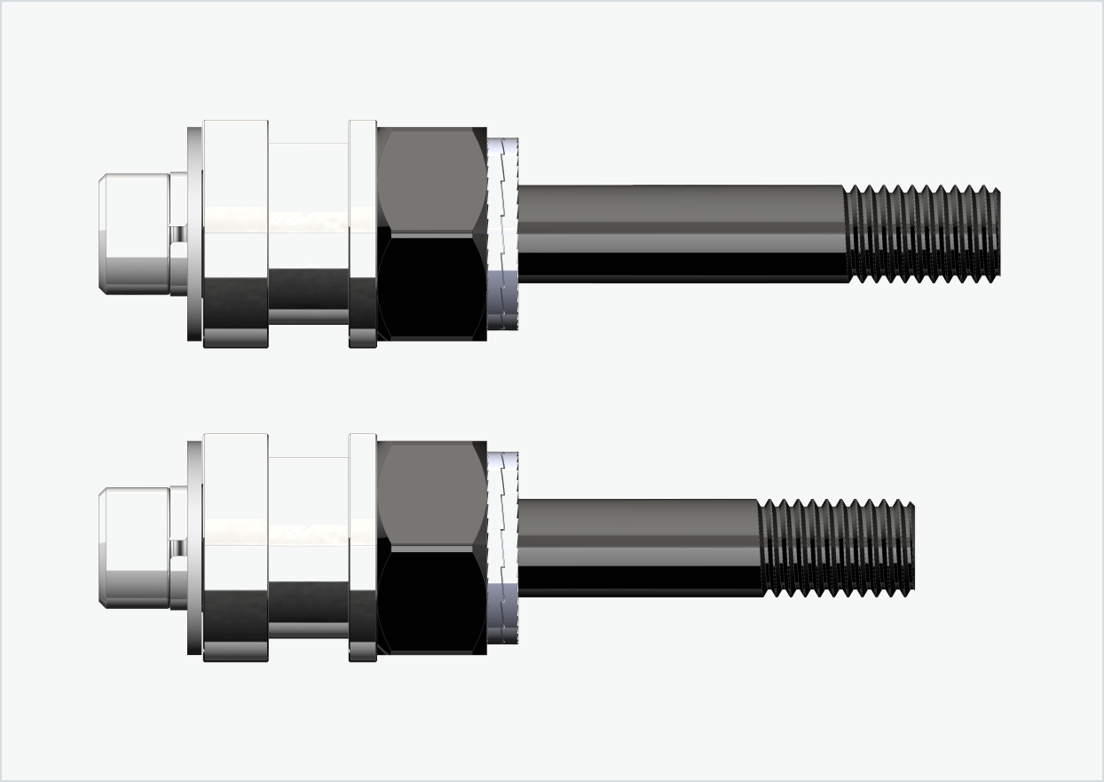 BOB YAK / IBEX thread adapter set (30mm/36mm) | for Rohloff Speedhub 500-14 / A12