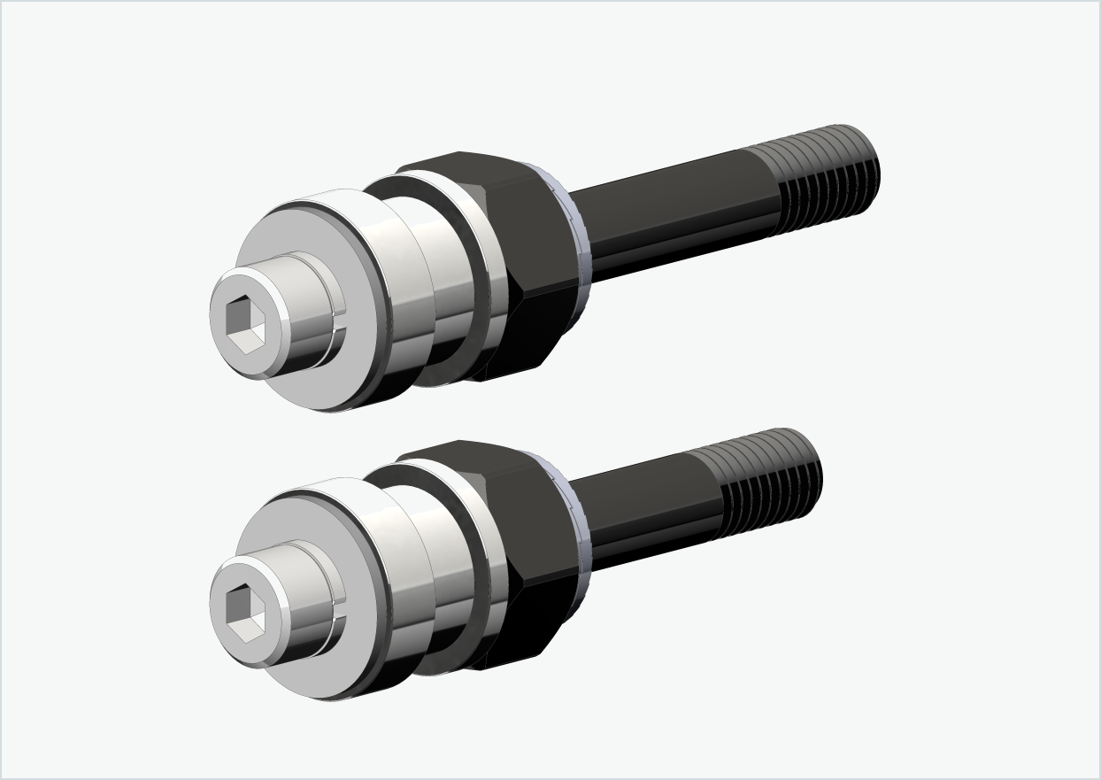 BOB YAK / IBEX thread adapter set (30mm/36mm) | for Rohloff Speedhub 500-14 / A12